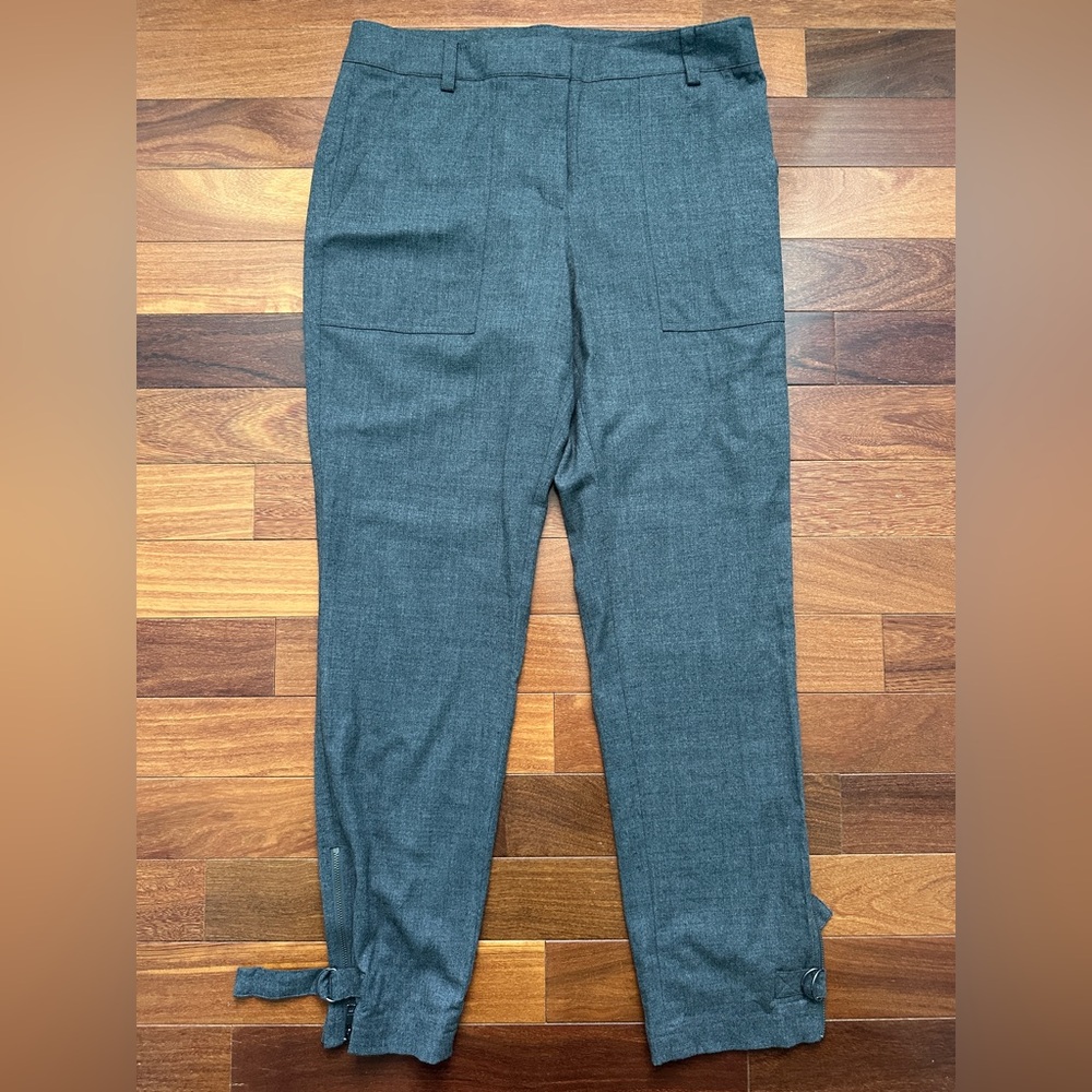 DKNY Donna Karan New York Women’s Gray Wool Blend Ankle Pants – Size 10